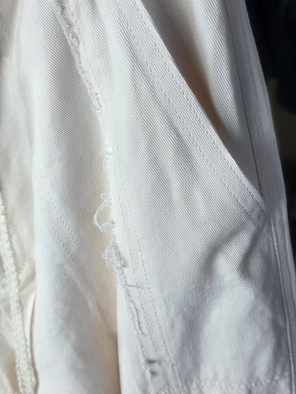 POL Cream Track Joggers with Cargo Patch Details - Picture 7 of 8